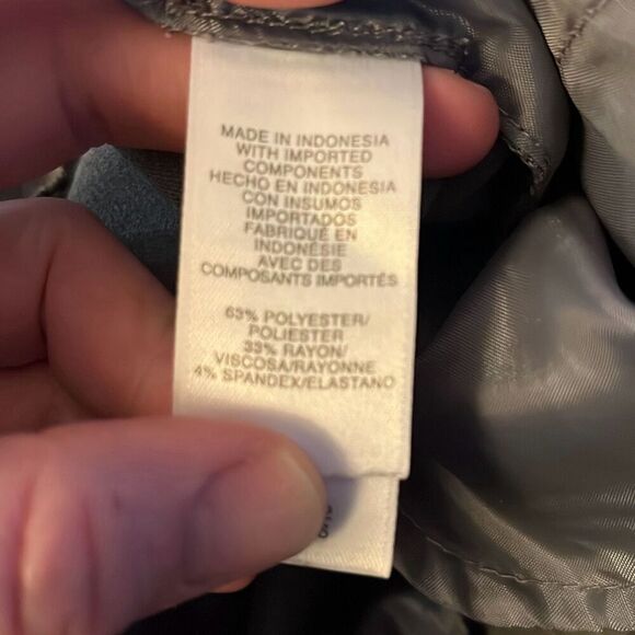 Liz Claiborne Sloane Petite‎ Womens Gray Dress Pants Size 10 - Picture 5 of 5